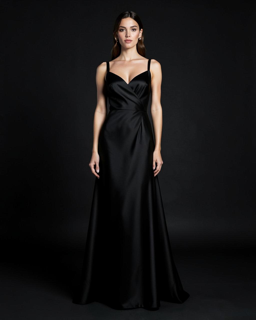 Silk Column Dress